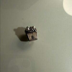 Pandora Silver popcorn charm
